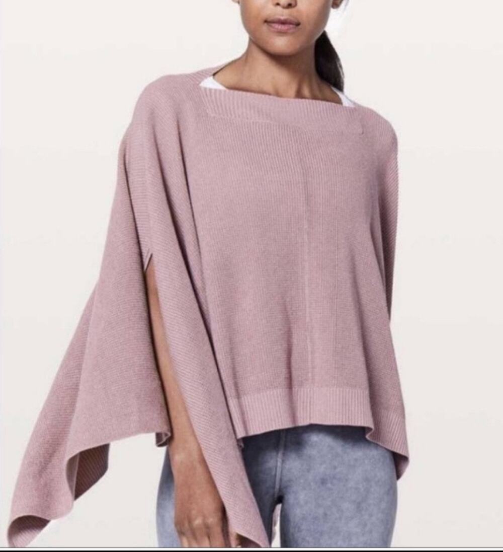 Lululemon Forward Flow Cape in Vintage Mauve One Size